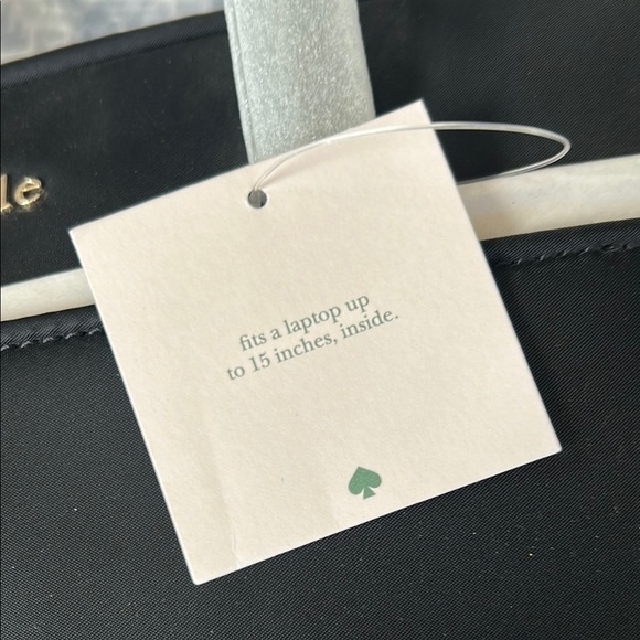 Kate Spade Black and Gold Laptop Bag NWT - Picture 5 of 8